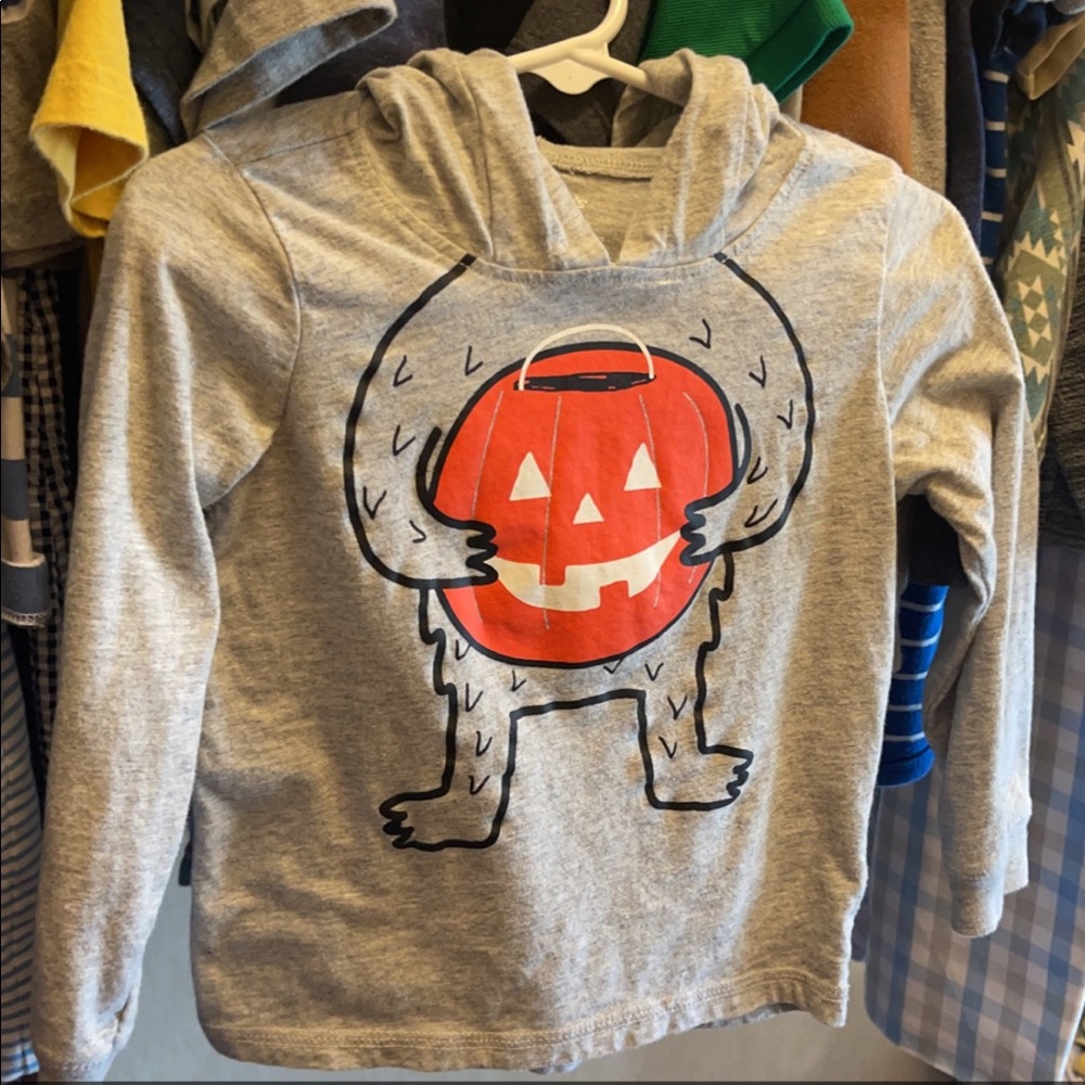 24M hooded Halloween long sleeve shirt